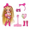 Barbie Poupée Mannequin Mini Extra Fly Articulée Au Look Safari, Taille 14 Cm, Socle Inclus, avec Accessoires, Jouet Enfant, 