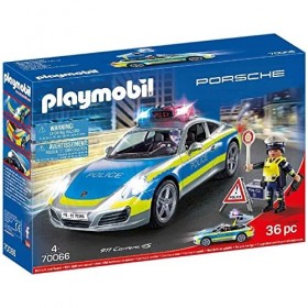 Playmobil 70066 Porsche 911 Carrera 4S Police - Porsche- Porsche - Voiture Porsche