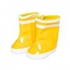 Heless- Bottes en Caoutchouc Jaune Taille 38-45 cm pour Pieds secs Temps pluvieux et Pionnier dans Le Monde de la Mode de pou