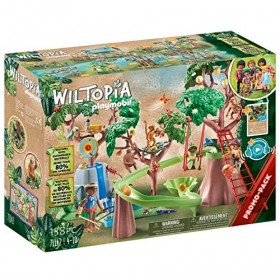 Playmobil 71142 Wiltopia - Aire de Jeu Tropicale de la Jungle- - Gamme Wiltopia fabriquée avec Plus de 80% de matériaux recyc