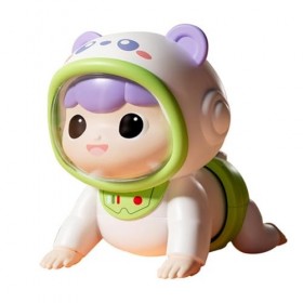 perfk Bébé Rampant poupées Jouet électrique bébé poupée Puzzle Jouet Semblant Jouer Jouet Cadeau électrique Nourrissons poupé