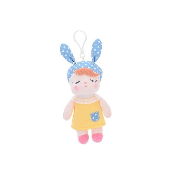 SOIMISS 1Pc Lapin Poupée Mini Poupée Bébés Poupées Mignon Poupée Porte-Clés Bébé Poupée Porte-Clés Anneau Fille Poupées Suspe