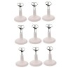 EXCEART Support De Poupée De 9 Pièces Support Miniature Mini Jouet Présentoir De Vêtements Porte-Figurine De Maison De Poupée