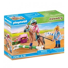 Playmobil 71242 Cavalière et Cheval avec monitrice- Country - Le Club déquitation - Chevaux Chevaux