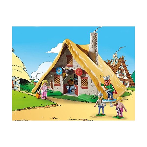 PLAYMOBIL 70932 Astérix : La hutte dAbraracourcix- Astérix- Astérix- gaulois aventure
