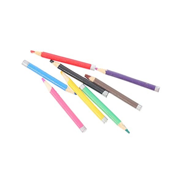 COHEALI 8 Pièces Mini-Crayon Accessoires pour Micro-Paysage Figurines De Micro Paysage Fournitures Scolaires De Poupée Maquet