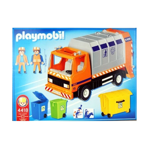 Playmobil - 4418 - Camion Recyclage Ordures