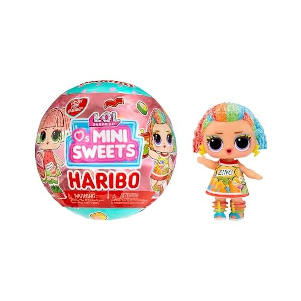 LOL Surprise - Loves Mini Sweets Series X Haribo - Comprend 1 Poupée sur Le Thème des Bonbons et des Accessoires Amusants - P