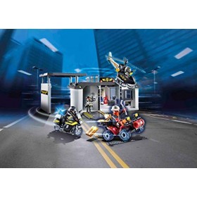 Playmobil Quartier général transportable policiers délite