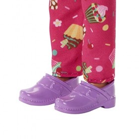 Barbie Métiers Poupée Cheffe Pâtissière Et Accessoires En Tenue Complète Avec Blouse, Toque De Chef Toque Et Part De Gâteau, 