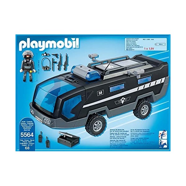 Playmobil -5564 - Jeu De Construction - Véhicule Dintervention Police