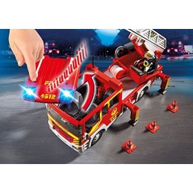 Playmobil - 5362 - Jeu De Construction - Camion Pompiers + Echelle