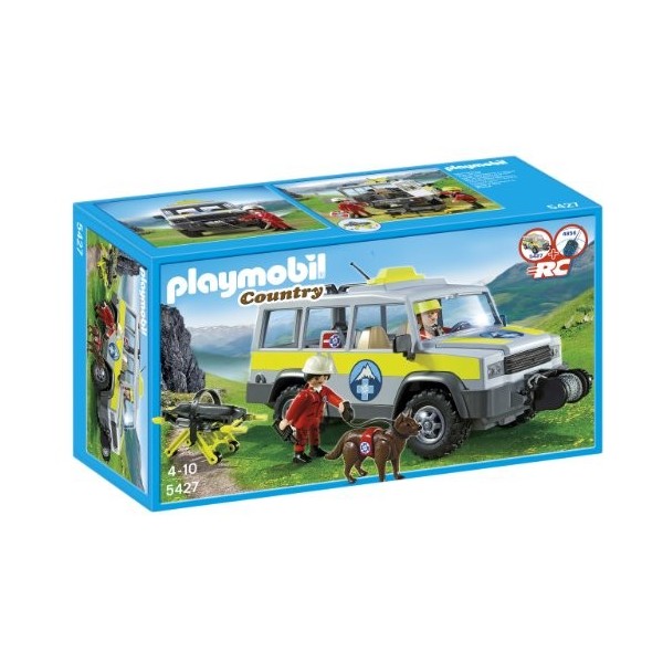 Playmobil - 5427 - Figurine - Véhicule avec Secouristes De Montagne