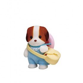 Sylvanian Families - Le Village - Le bébé Chien Chiffon - 5415 - Jumeaux et Bébés - Mini Poupées