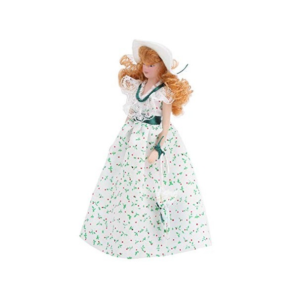 Modèle de poupée en porcelaine, support de présentation, poupée miniature en porcelaine, avec support, accessoires de décorat