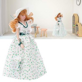 Modèle de poupée en porcelaine, support de présentation, poupée miniature en porcelaine, avec support, accessoires de décorat