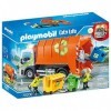 Playmobil Camion de Recyclage Poubelle
