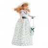 SHYEKYO Maison de poupée Miniature, poupées en Porcelaine de Maison de poupée Belle Apparence livrée avec Support pour Chambr