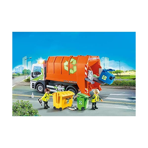 Playmobil Camion de Recyclage Poubelle