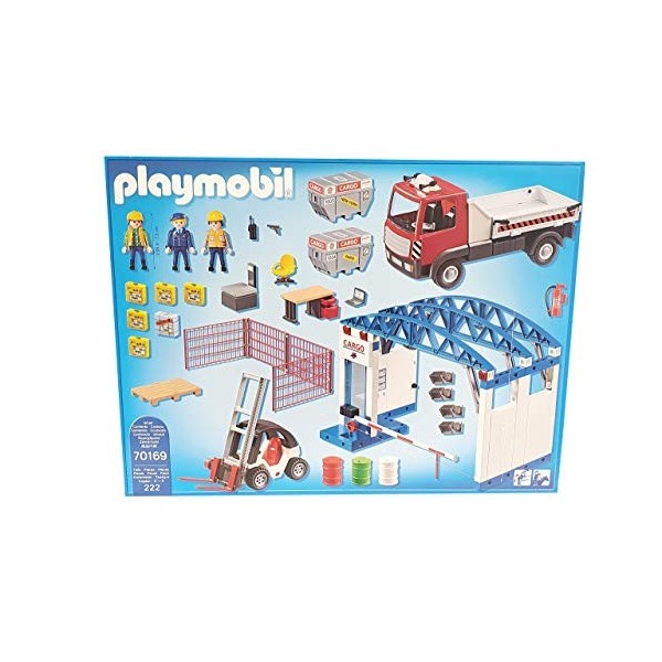 Playmobil 70169 – Kit de porte-cargo avec support de fourche et boîte de rangement