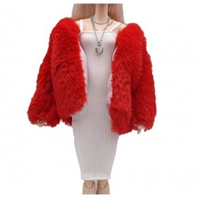 Hinleise Vêtements de poupée pour poupée tendance 1/6 de 29 cm - Robe tricotée en peluche - Accessoires de costume Style F 