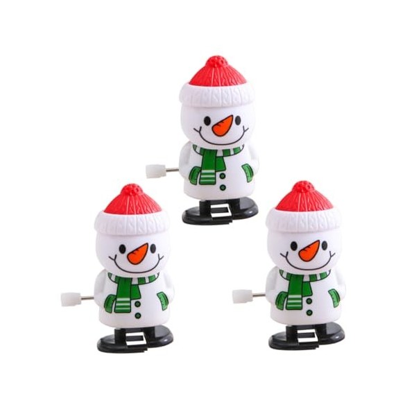 NOLITOY 6 Pièces Poupée De Noël Enfants Décor Décor De Noël Enfants Goodie Sac Stuffers Père Noël Jouets À Remonter Figure De