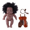 BHKC Poupées Noires pour Filles de 3 Ans - Poupées - Poupées Noires réalistes pour bébé Nouveau-né, poupées Afro-américaines 