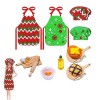 CABTRA Mini poupée bébé Elfe, Tissu poupée Elfe Noël, Tenues poupée festives durables, Jouets nouveauté Noël multifonctionnel