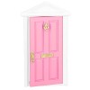 gernie Mini Porte en Bois pour Maison de Poupée 1:12, Porte de Maison de Poupée aux Bords Plus Lisses, Matériau en Bouleau, D