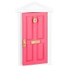 gernie Mini Porte en Bois pour Maison de Poupée 1:12, Porte de Maison de Poupée aux Bords Plus Lisses, Matériau en Bouleau, D