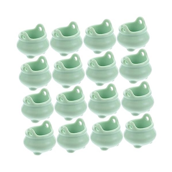 ibasenice 24 Pièces Micro Paysage Décoration De Maison De Poupée Décor De Sorcière Jouets en Vrac Charmes Bonbons Mini Chaudr