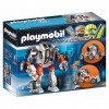 Playmobil 9251 Chef de la Spy Team avec Robot Mech