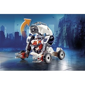 Playmobil 9251 Chef de la Spy Team avec Robot Mech