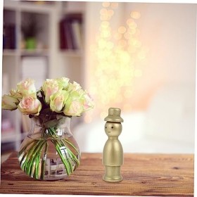 Toyvian Table De Sable Petits Objets Décor De Table Miniatures De Table Table De Sable en Plein Air Poupée Inachevée en Bois 