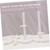 TOYANDONA 12 Pièces Stand De Poupée Support De Marionnette De Bureau Petits Supports De Poupée Présentoir pour Figurine Artic