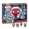 Funko Advent Calendar: Marvel Holiday - Groot - Marvel Comics - Calendrier de Lavent - 24 Jours de Surprise - Mini-Figurine 