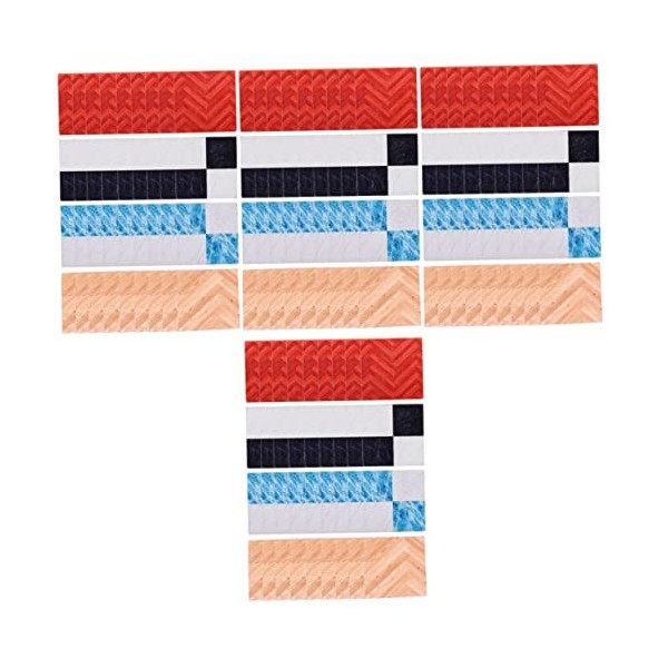 Didiseaon 36 Pièces Plancher en Bois De Maison De Poupée Plancher De Poupée Planchers De Mini-Maisons Plancher Miniature Meub