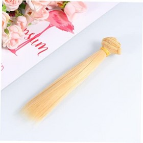 VILLCASE DIY 5 Pcs Couleur Perruque Poupées Bjd Perruques De Poupée Artisanales Extensions De Cheveux De Poupée Trames De Che