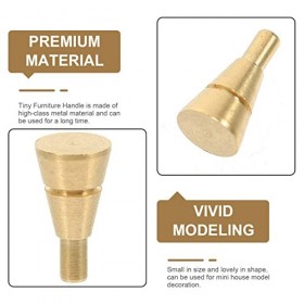 NUOBESTY 12 Pièces Mini Accessoires De Meubles Petites Poignées De Tiroir Mini Poignée De Porte Poignées De Meubles De Poupée