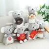 KingbeefLIU 2020 Souris Année Lanterne Gâteau Mascotte Rat en Peluche en Peluche Poupée Enfants Jouet Canapé Décor Mignon Dou