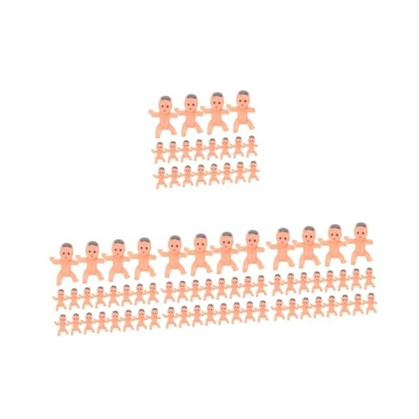 PRETYZOOM 40 Pièces Poupée Ange Poupée Mini Cadeaux Mini Jouets De Décoration pour Nourrissons Mini Poupée Babydoll Petits Bé