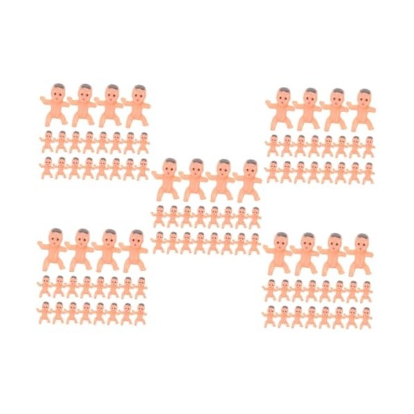 PRETYZOOM 40 Pièces Poupée Ange Poupée Mini Cadeaux Mini Jouets De Décoration pour Nourrissons Mini Poupée Babydoll Petits Bé