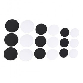 Totority Base dargile De 18 Pièces Support en Plastique Support Noir Présentoir De Figurines en Argile Base De Poupée en Arg