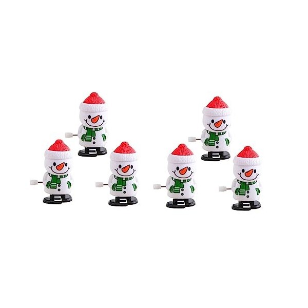 Toyvian 6 Pcs Poupée De Noël Nappe Phréatique Jouets Décor De Noël Décor De Table De Dîner Miniature Santa Claus Jouets À Ven