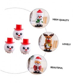 Toyvian 6 Pcs Poupée De Noël Nappe Phréatique Jouets Décor De Noël Décor De Table De Dîner Miniature Santa Claus Jouets À Ven