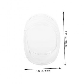 ORFOFE 2 Pièces Petit Sac De Rangement pour Poupée Stockage De Figurines De Collection Figurines Daction Sacs Daffichage PVC 