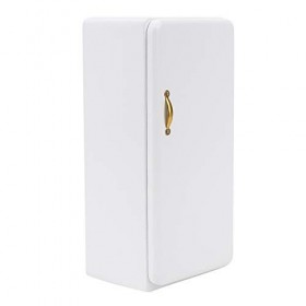 Bagima Dollhouse Furniture Réfrigérateur 112 14×7×6 1:12 Dollhouse Cuisine Miniature Meubles Accessoire Bois Quatre Couches R