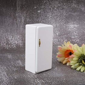 Bagima Dollhouse Furniture Réfrigérateur 112 14×7×6 1:12 Dollhouse Cuisine Miniature Meubles Accessoire Bois Quatre Couches R