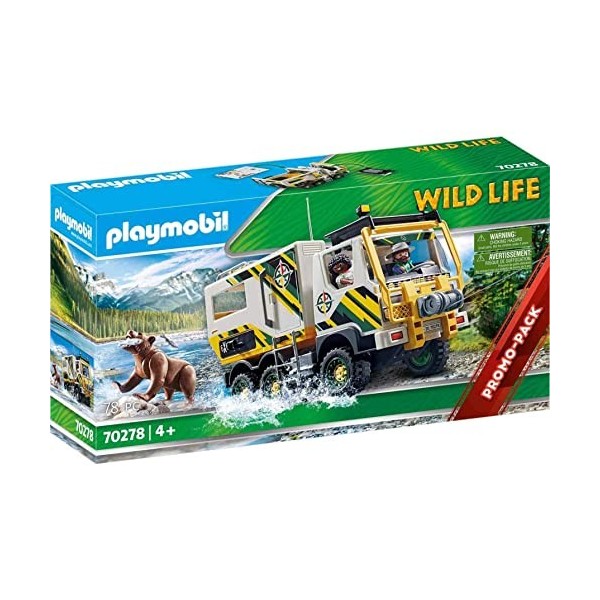 Playmobil 70278 Wild Life Outdoor Expedition Truck, for Children Ages 4+