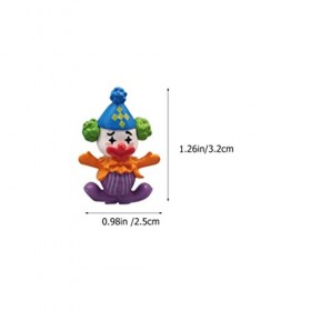Ipetboom 4 Pièces Ornement Micro Paysage Poupée Clown Multifonction Fée Adorable Mini-Figurine Accessoires Miniatures Accesso